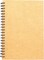 Spiral Sketch Book Large Notebook(Built-in drawing board) Kraft Cover Blank Sketch Pad Wirebound Sketching for Drawing Painting 8.6x11.4-Inch (1 Pack) 200 Pages, 100 Sheets